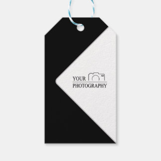 Elegante bruiloft Voeg gepersonaliseerde fotografi Cadeaulabel