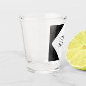 Elegante bruiloft Voeg gepersonaliseerde fotografi Shot Glas (Links)