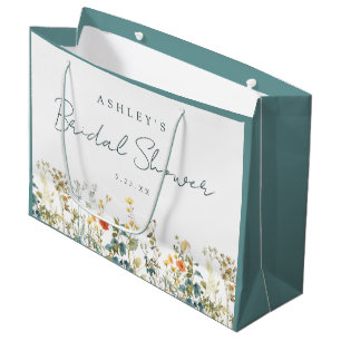 Elegante Bruiloftsborrel met Wilde Bloemen Groot Cadeauzakje