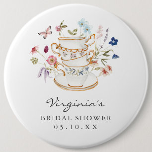 Elegante Bruiloftsborrel Ronde Button 6,0 Cm