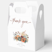 Elegante Bruiloftsshower in de herfst Bedankdoosjes (Open)