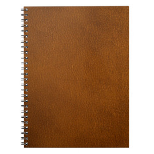 Elegante bruine oranje lederen retro achtergrond notitieboek