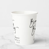 Elegante brunch en bubble verjaardagsbrunch papieren bekers (Links)