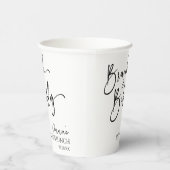 Elegante brunch en bubble verjaardagsbrunch papieren bekers (Rechts)