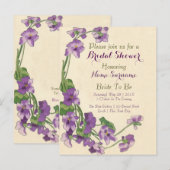 Elegante budget bruids douche uitnodiging briefkaart (Voorkant / Achterkant)