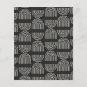 Elegante budgetlijnen formeel zwart-wit bruiloft (Achterkant)