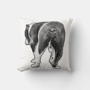 Elegante Bulldog-studie met zachte stippen Kussen