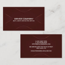 Elegante Burgundy Chauffeur