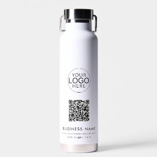 Elegante Business Logo QR Code Medewerkers Aangepa Waterfles