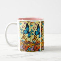 Elegante Butterfly Tea & Coffee Mok