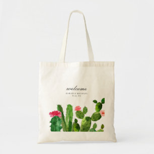 Elegante cactus tuin   Bruiloft Tote Bag