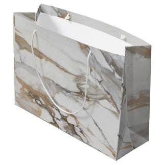 Elegante cadeautas met marmerpatroon