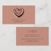 Elegante Cake Bakkerij Bruin Visitekaartje (Voorkant / Achterkant)