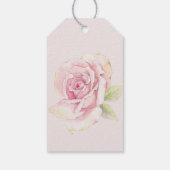 Elegante cake pastelschrift lettertype bruidsshowe cadeaulabel (Achterkant)