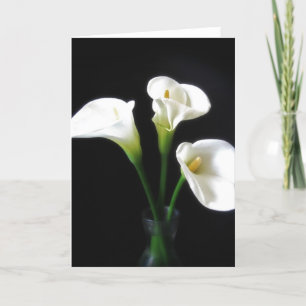 Elegante Calla Lily Bloemen 10 Kaart
