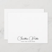 Elegante Calligrafie Script Naam Sjabloon Aangepas (Voorkant / Achterkant)