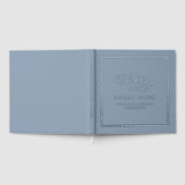 Élégante Calligraphie Argent Mariage Chic Dusty Bl (Complet)