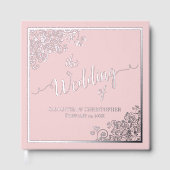 Élégante calligraphie Blush rose Mariage à huile d (Recto)