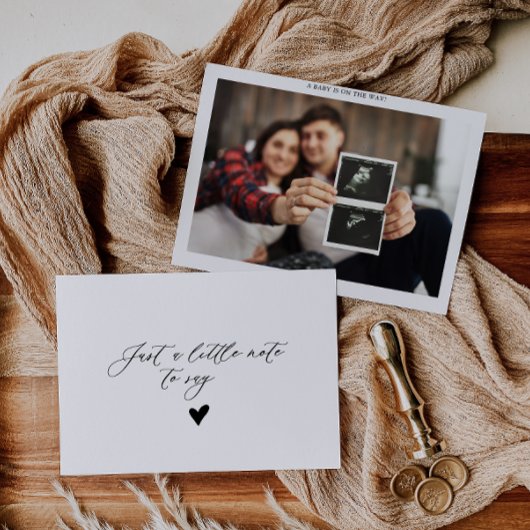 Élégante calligraphie Carte de Faire-part pour béb