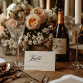 Elégante calligraphie cartes de lieux modernes