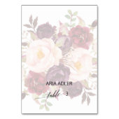 Élégante calligraphie | Cartes d'escorte florale d (Par défaut)