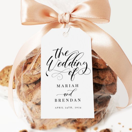 Élégante calligraphie classique Mariage étiquette