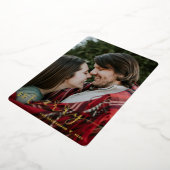 Elégante Calligraphie de Joyeux Carte Photo de Noë (Rotation)