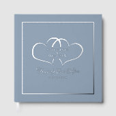 Élégante calligraphie de mariage Coeurs photo Arge (Recto)