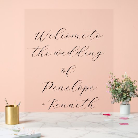 Élégante calligraphie de script Mariage blanc pers (Mariage)