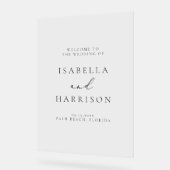 Élégante calligraphie Élégante Accueil Mariage mod (Angle)