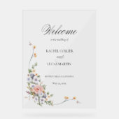 Élégante calligraphie florale Pastel Boho (Recto)