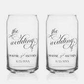Élégante calligraphie le jour du mariage (Recto)
