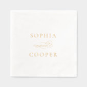 Élégante calligraphie Mariage Gold (Recto)