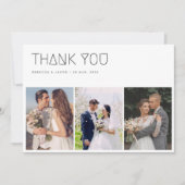 Élégante calligraphie Mariage Photos Carte de reme (Devant)