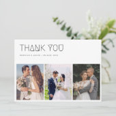 Élégante calligraphie Mariage Photos Carte de reme (Debout devant)