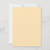 Élégante calligraphie Merci simple de pêche (Dos)