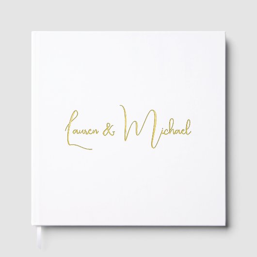Élégante calligraphie minimaliste mariage (Recto)