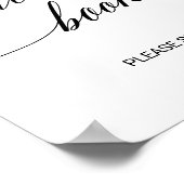 Élégante calligraphie noire Livre d'or (Coin)