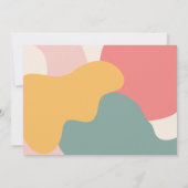 Élégante calligraphie Nouvel An carte photo de vac (Dos)