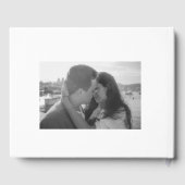 Élégante calligraphie Photo Mariage Livre d'or (Verso)