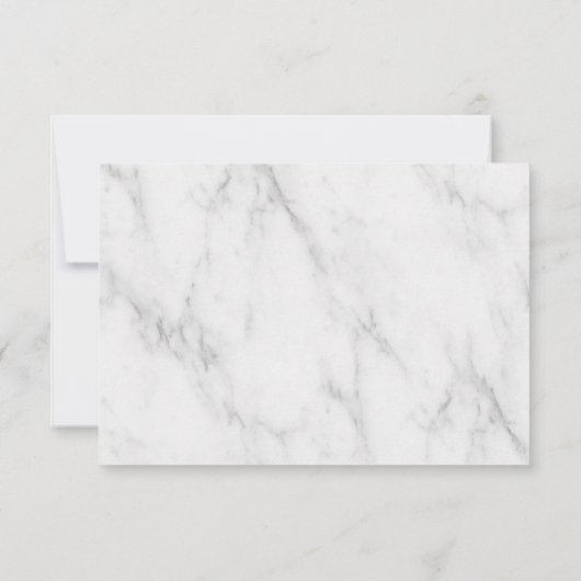 Élégante Calligraphie Script Mariage RSVP (Dos)