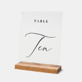 Élégante calligraphie Tableau Numéro Dix (Angle)