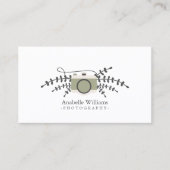 Elegante  Camera Visitekaartje (Voorkant)