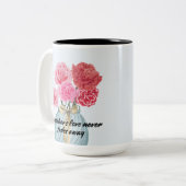 Élégante Carnation Pour Maman Mug (Devant gauche)