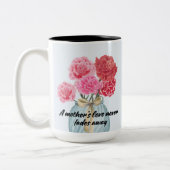 Élégante Carnation Pour Maman Mug (Gauche)