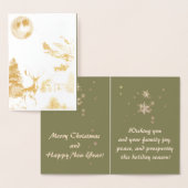 Elégante carte à huile Cardinal Snowy Winter Wonde (Affichage)