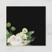 Elégante carte Botanique Carré de verdure (Dos)