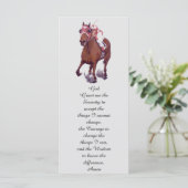 Elégante carte commémorative de service funéraire (Debout devant)