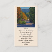 Elégante carte commémorative de service funéraire (Devant)