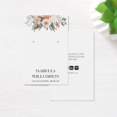 Élégante carte d'affichage à bijoux à oreilles flo (Bureau)